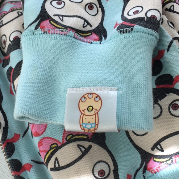 DEVIL NUT • under the red flag • kids hoodie - Picture 6 of 8